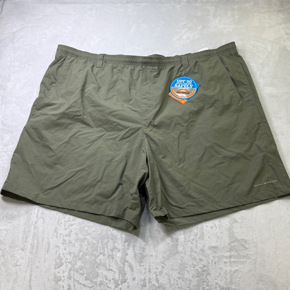 Columbia Backcast III Water Shorts‎ Mens 4X Green Omni Shade NWT